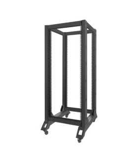 Armario lanberg abierto rack 19 pulgadas 27u -  600x800 negro