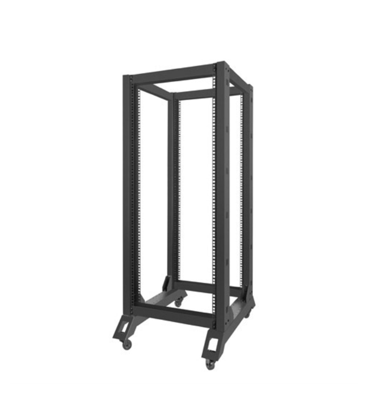 Armario lanberg abierto rack 19 pulgadas 27u -  600x800 negro