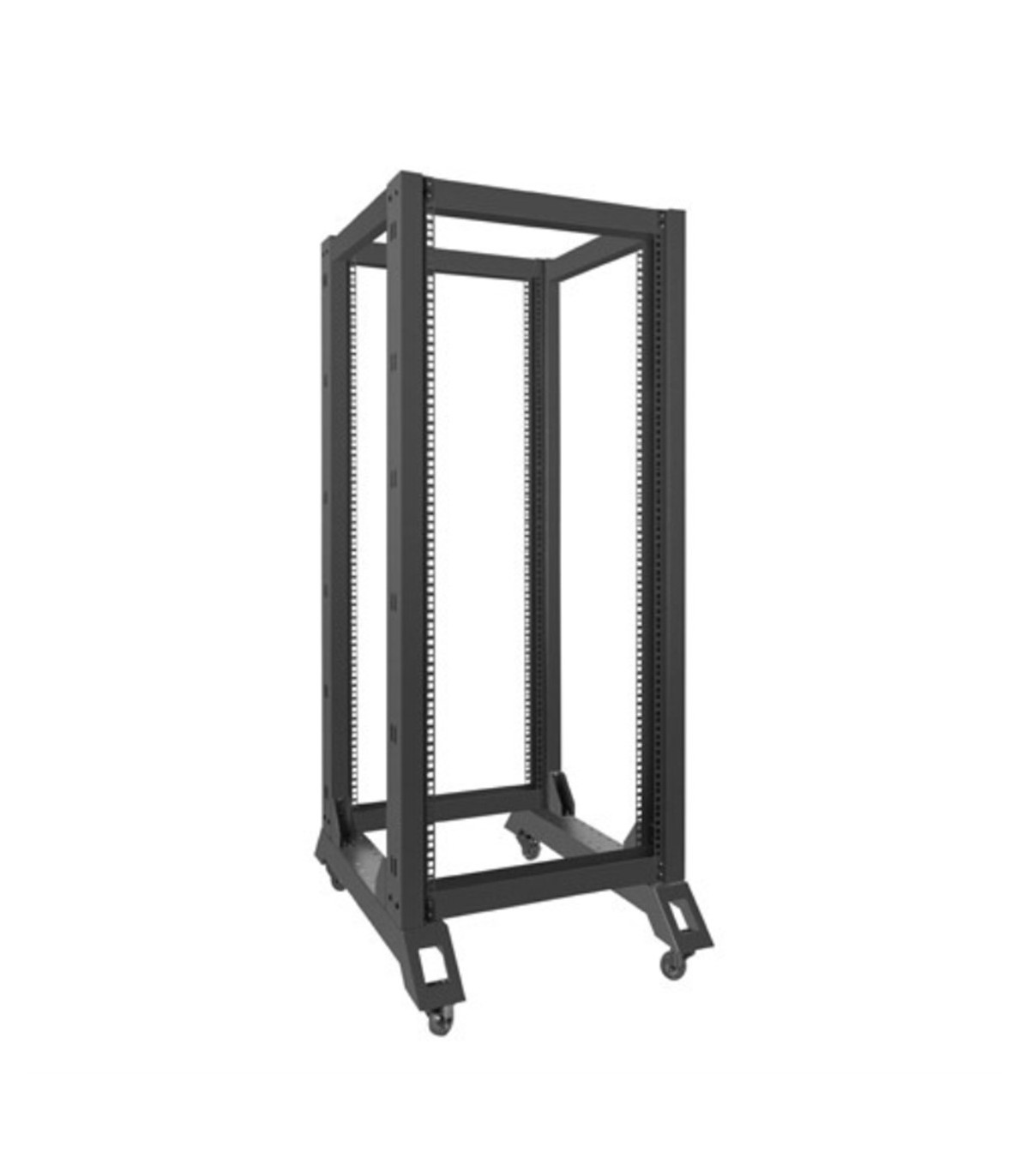 Armario lanberg abierto rack 19 pulgadas 27u -  600x800 negro