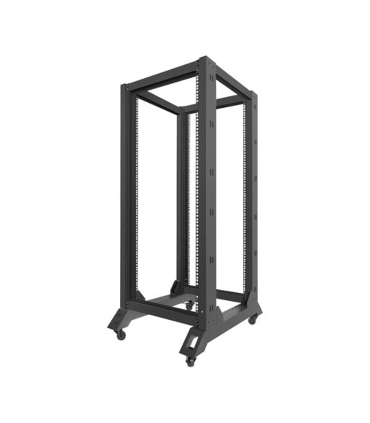 Armario lanberg abierto rack 19 pulgadas 27u -  600x800 negro