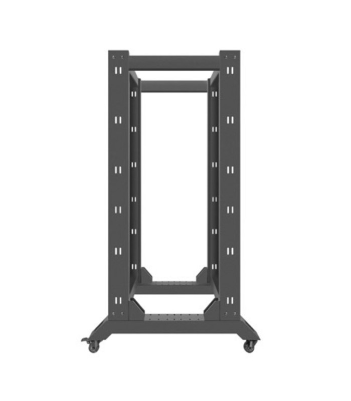 Armario lanberg abierto rack 19 pulgadas 27u -  600x800 negro