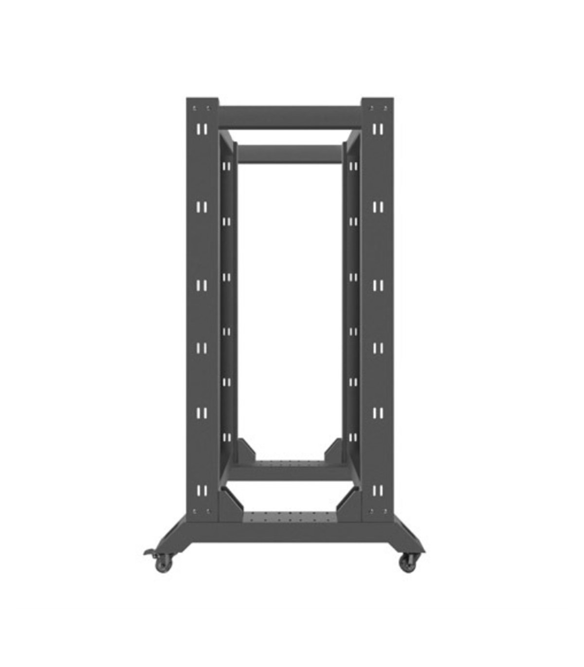 Armario lanberg abierto rack 19 pulgadas 27u -  600x800 negro