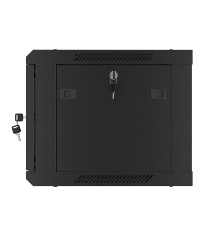 Armario lanberg mural rack 19 pulgadas 6u -  600x450 negro