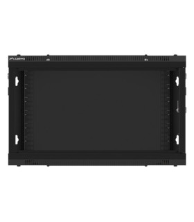 Armario lanberg mural rack 19 pulgadas 6u - 600x600 negro