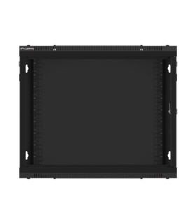Armario lanberg mural rack 19 pulgadas 9u - 600x600 negro