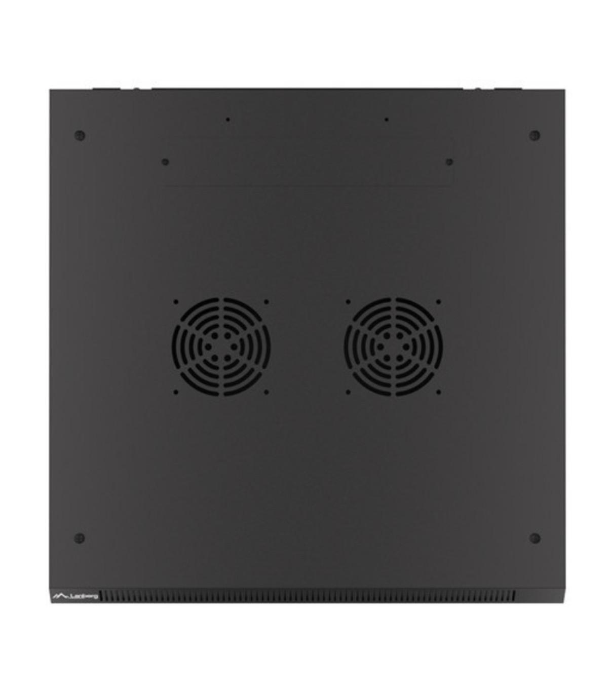 Armario lanberg mural rack 19 pulgadas 18u - 600x600 negro