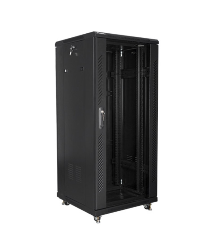 Armario lanberg rack 19 pulgadas 27u 600x600 negro