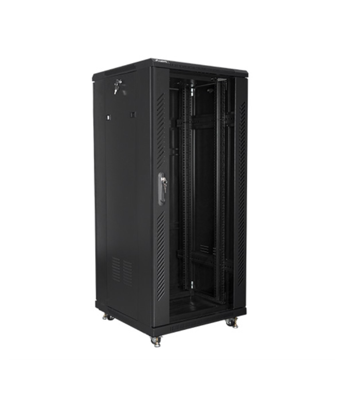 Armario lanberg rack 19 pulgadas 27u 600x600 negro