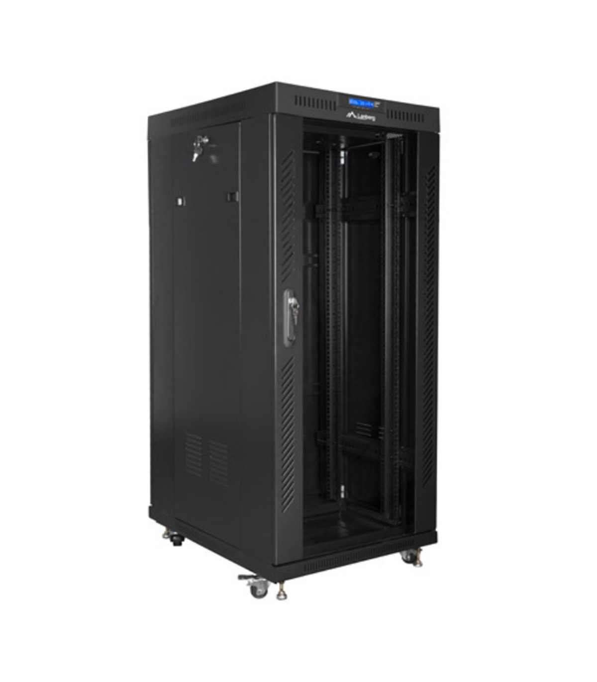 Armario lanberg rack 19 pulgadas 22u 800x800 negro