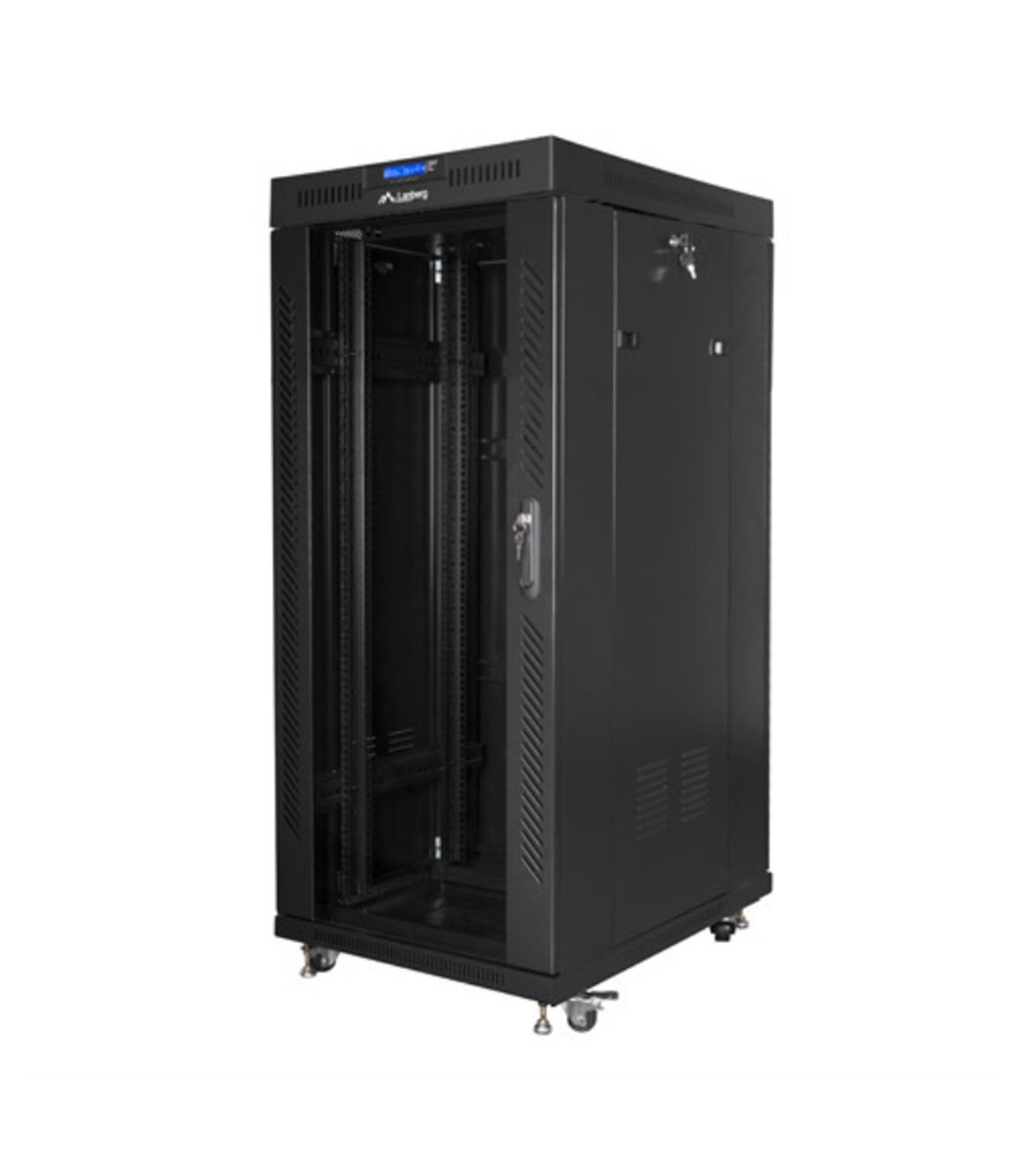 Armario lanberg rack 19 pulgadas 22u 800x800 negro