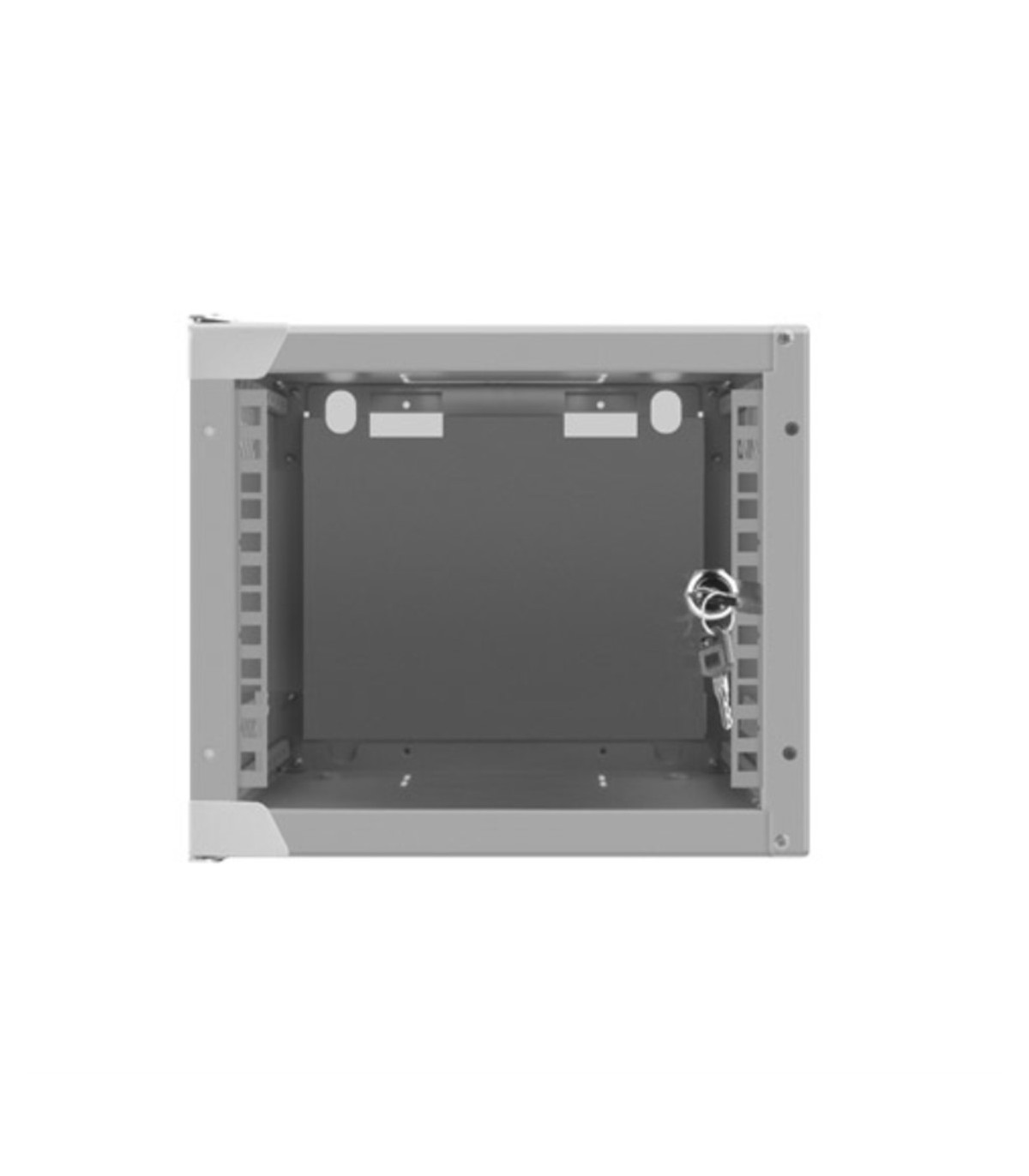 Armario lanberg mural rack 10 pulgadas 4u -  280x310 silver