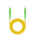 Latiguillo cable fibra optica mono nanocable sc - apc lszh amarillo 5m