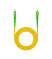 Latiguillo cable fibra optica mono nanocable sc - apc lszh amarillo 5m