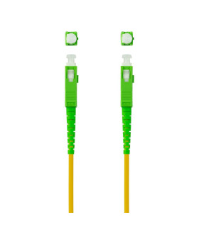 Latiguillo cable fibra optica mono nanocable sc - apc lszh amarillo 5m