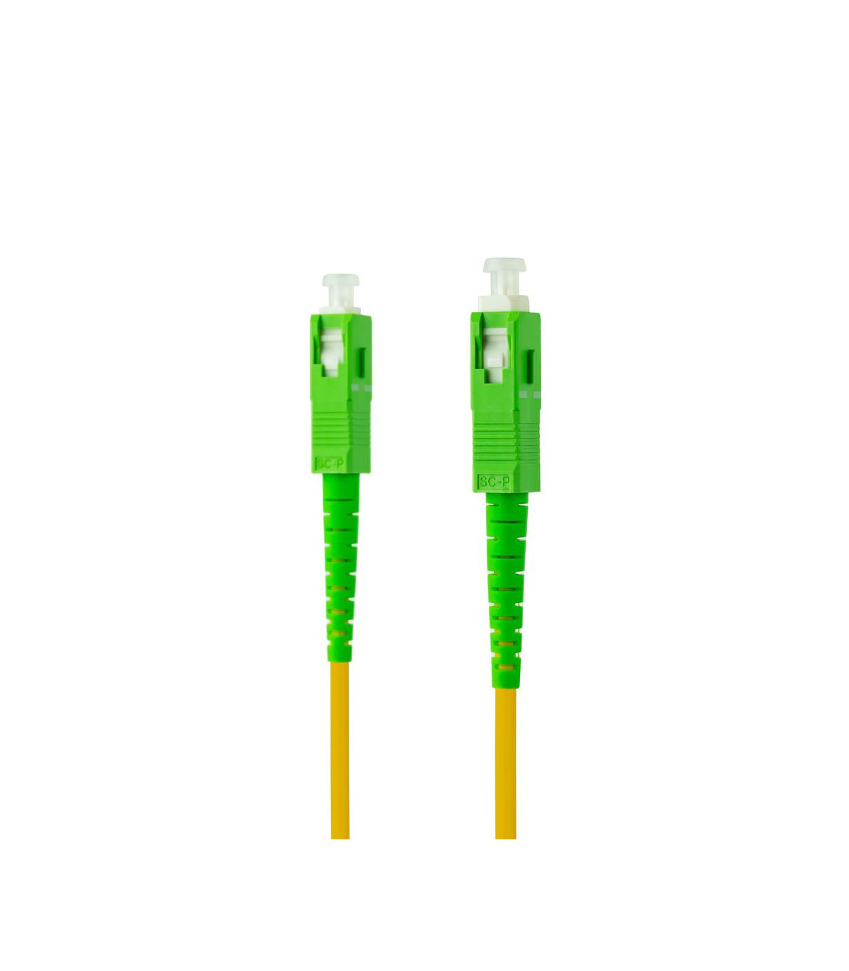 Latiguillo cable fibra optica mono nanocable sc - apc lszh amarillo 5m