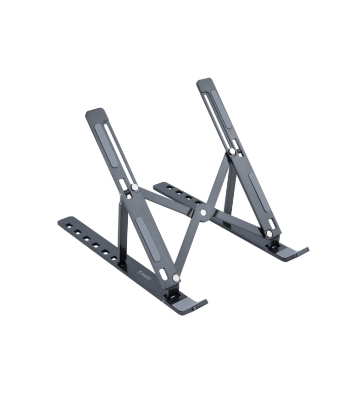 Soporte elevador tooq aluminio plegable portatiles gris