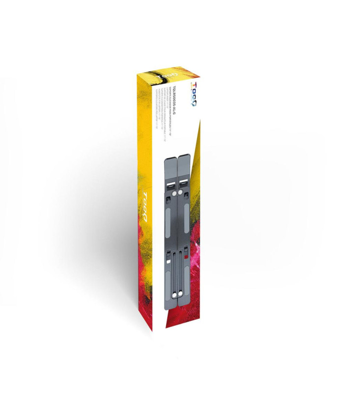 Soporte elevador tooq aluminio plegable portatiles gris