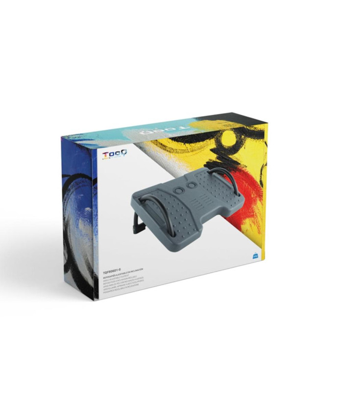 Reposapies tooq confort ajustable gris