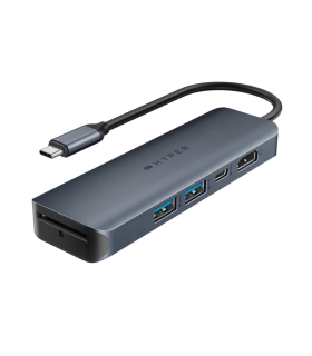 Hub hyper drive ecosmart gen.2 universal usb - c® 6 - in - 1100 w pd power