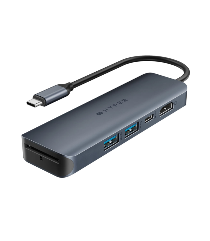 Hub hyper drive ecosmart gen.2 universal usb - c® 6 - in - 1100 w pd power