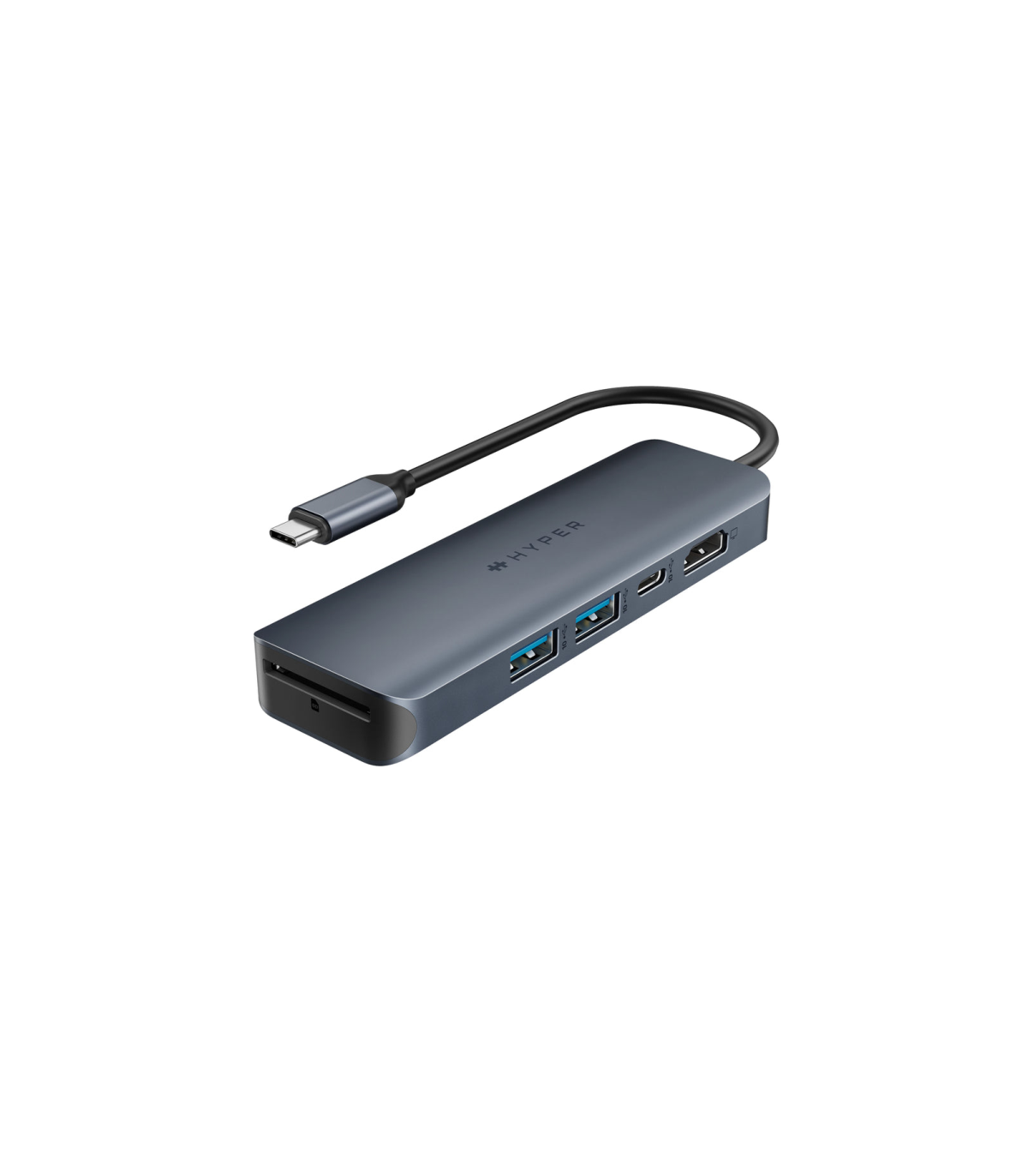 Hub hyper drive ecosmart gen.2 universal usb - c® 6 - in - 1100 w pd power
