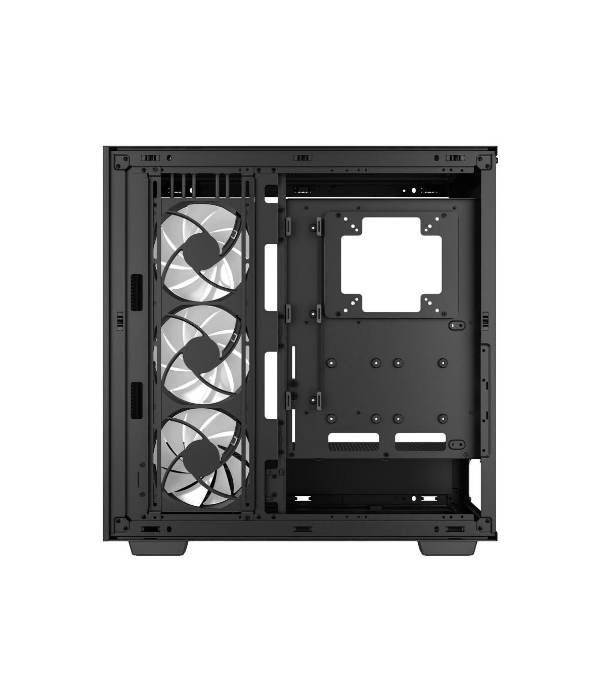Caja ordenador gaming deepcool e - atx morpheus argb cristal templado negro