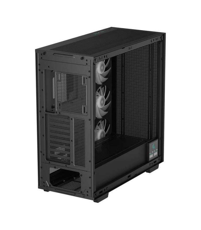 Caja ordenador gaming deepcool e - atx morpheus argb cristal templado negro