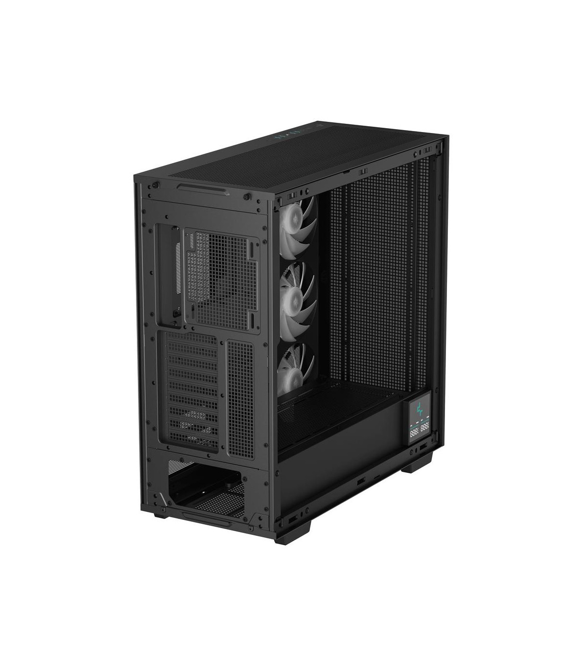 Caja ordenador gaming deepcool e - atx morpheus argb cristal templado negro
