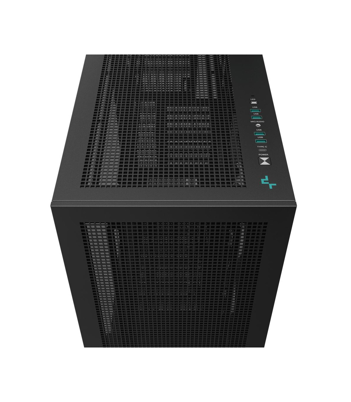 Caja ordenador gaming deepcool e - atx morpheus argb cristal templado negro