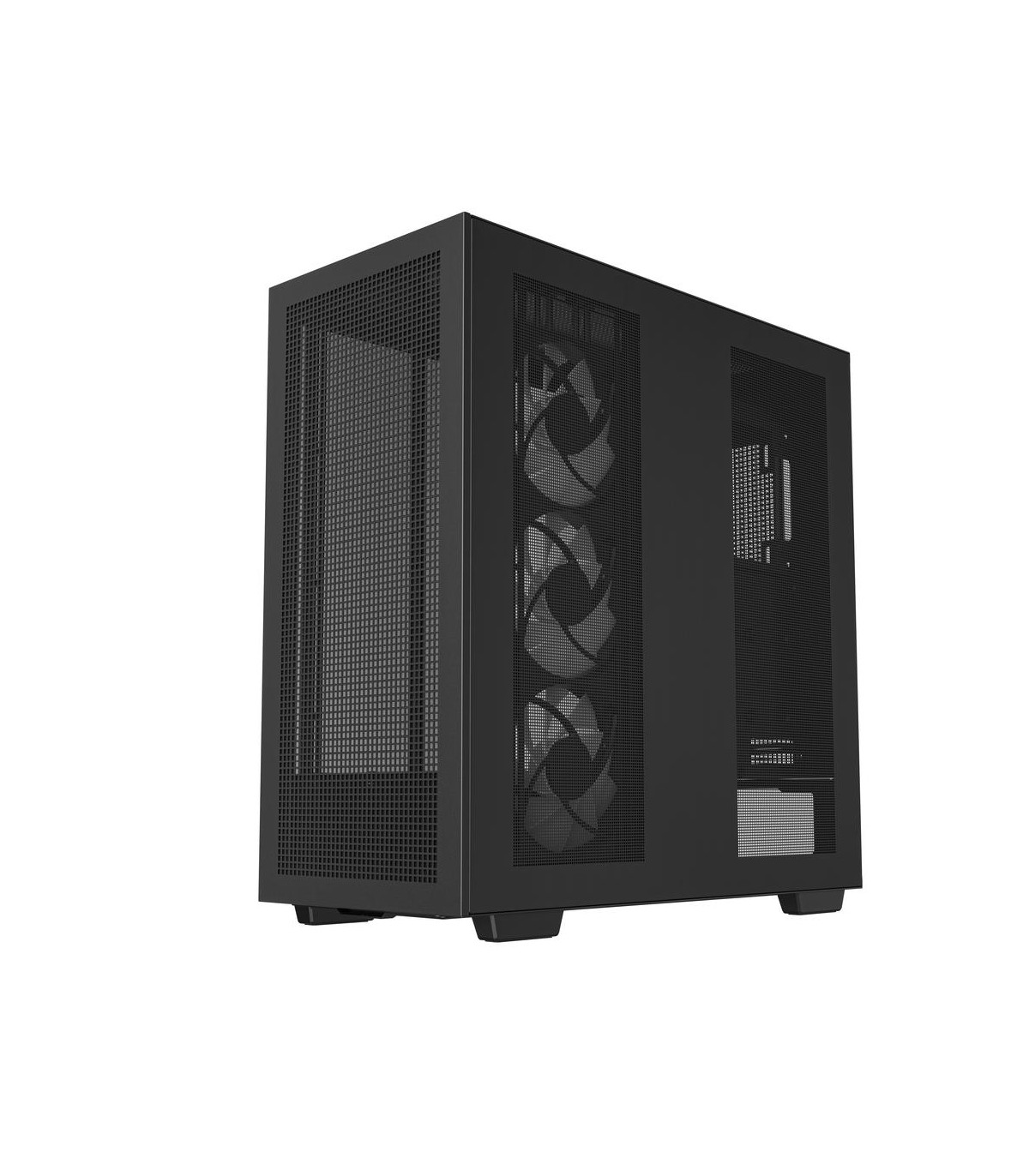 Caja ordenador gaming deepcool e - atx morpheus argb cristal templado negro