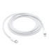Cable usb tipo c a lightning apple 2m - macho - macho - blanco