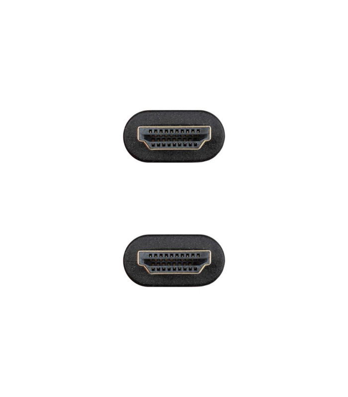 Cable hdmi v2 nanocable 1.m negro -  macho - macho 4k@60hz 18gbps ccs