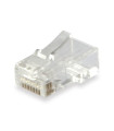 Kit 100 uds conectores rj45 equip cat6