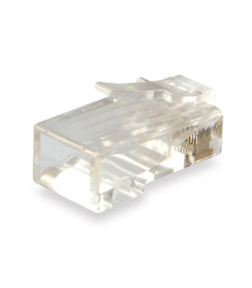 Kit 100 uds conectores rj45 equip cat6