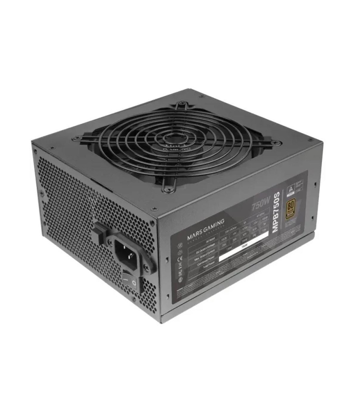 Fuente de alimentacion mars gaming mpb750s atx 750w