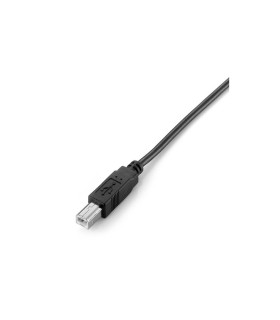 Cable usb 2.0 a usb tipo b equip 2m - macho - macho - negro