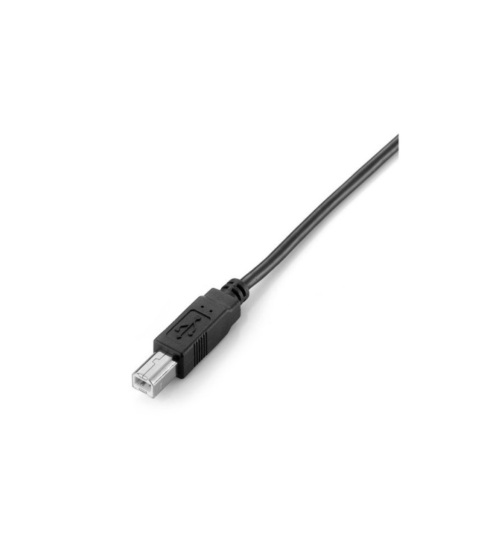 Cable usb 2.0 a usb tipo b equip 2m -  macho - macho -  negro