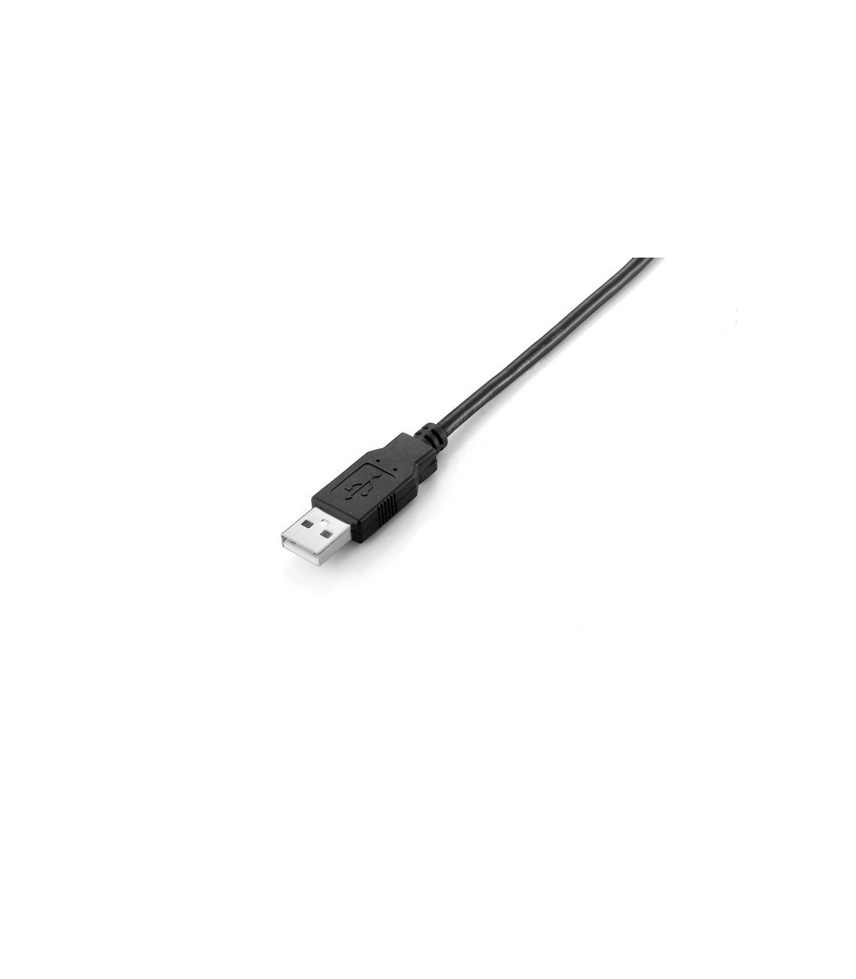 Cable usb 2.0 a usb tipo b equip 2m -  macho - macho -  negro