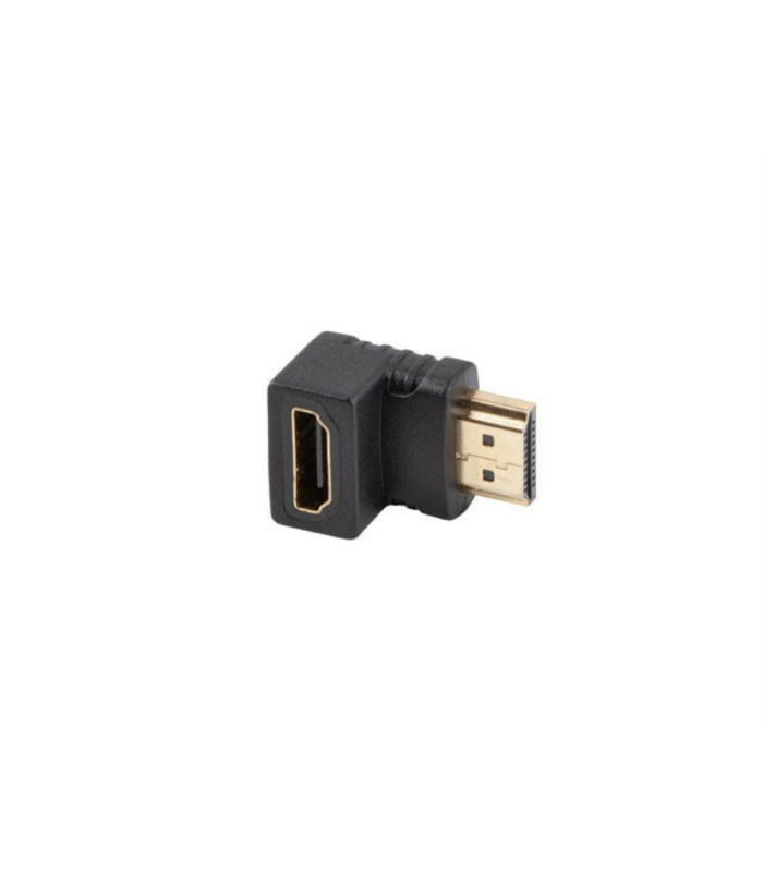 Adaptador hdmi 4k lanberg macho - hembra angulo abajo