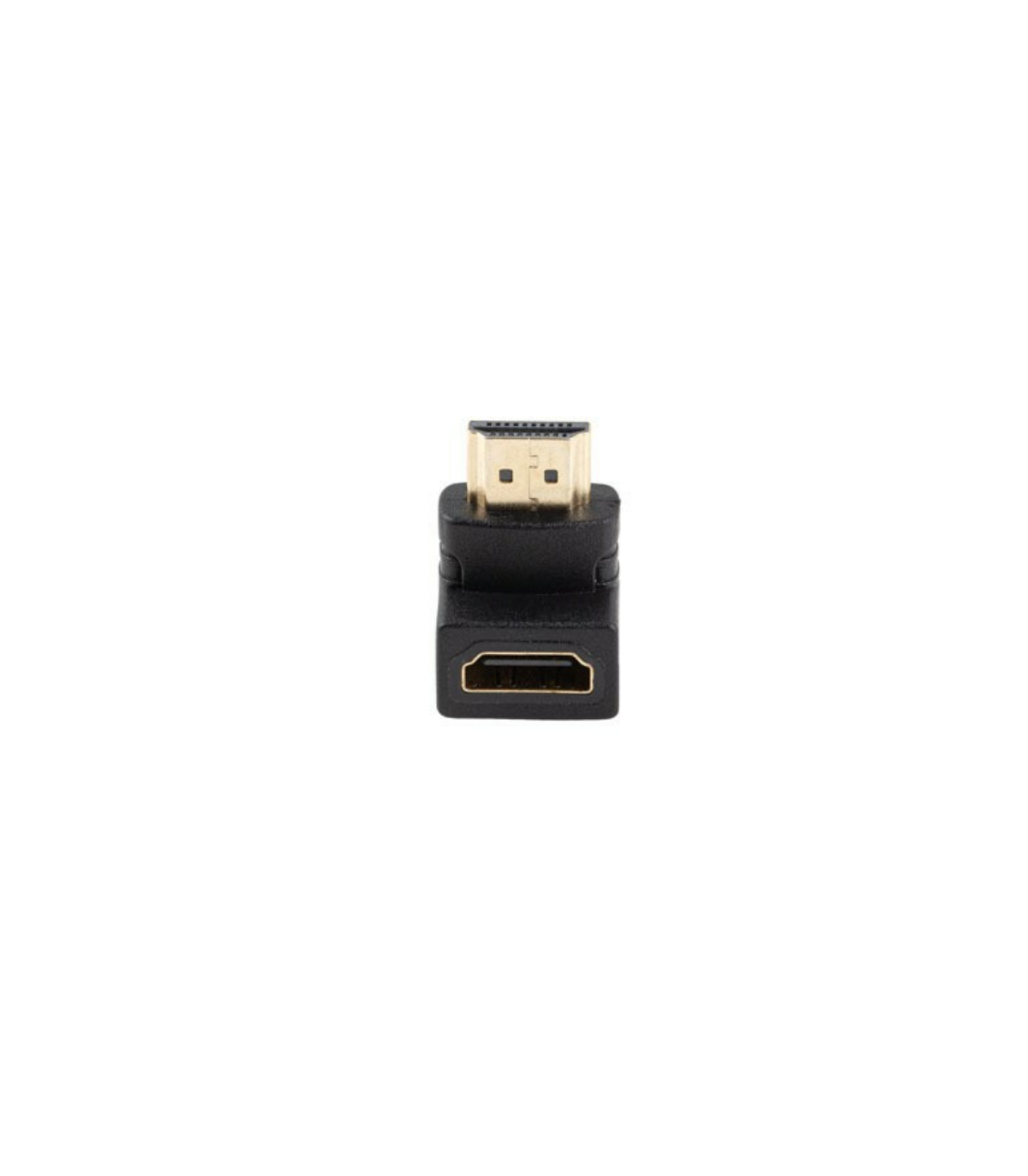 Adaptador hdmi 4k lanberg macho - hembra angulo abajo
