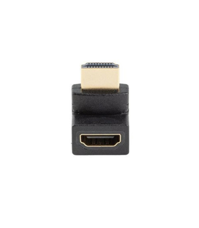 Adaptador hdmi 4k lanberg macho - hembra angulo arriba