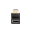 Adaptador hdmi 4k lanberg macho - hembra angulo arriba