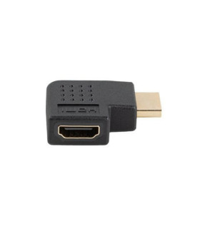 Adaptador hdmi 4k lanberg macho - hembra angulo derecha