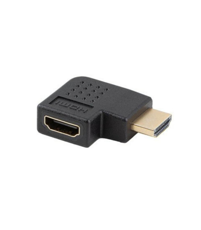Adaptador hdmi 4k lanberg macho - hembra angulo derecha