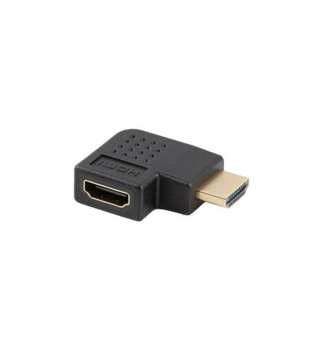 Adaptador hdmi 4k lanberg macho - hembra angulo derecha