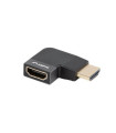 Adaptador hdmi 8k lanberg macho - hembra angulo derecha