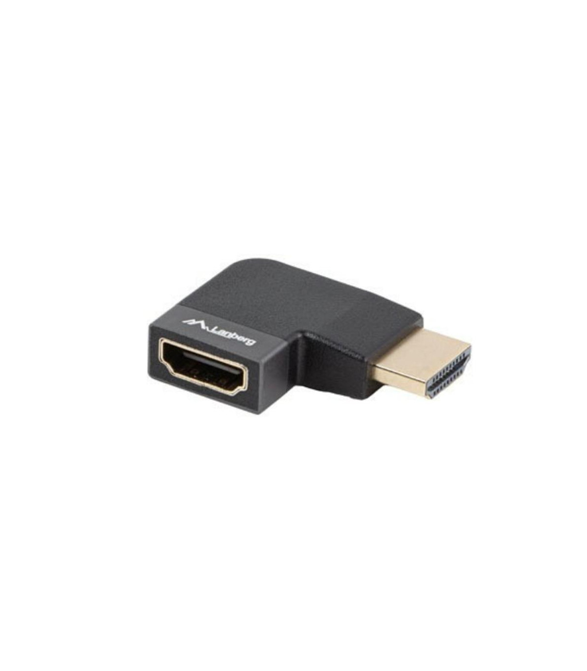 Adaptador hdmi 8k lanberg macho - hembra angulo derecha