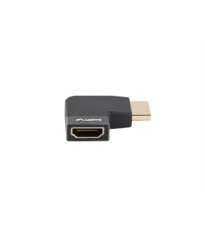 Adaptador hdmi 8k lanberg macho - hembra angulo derecha