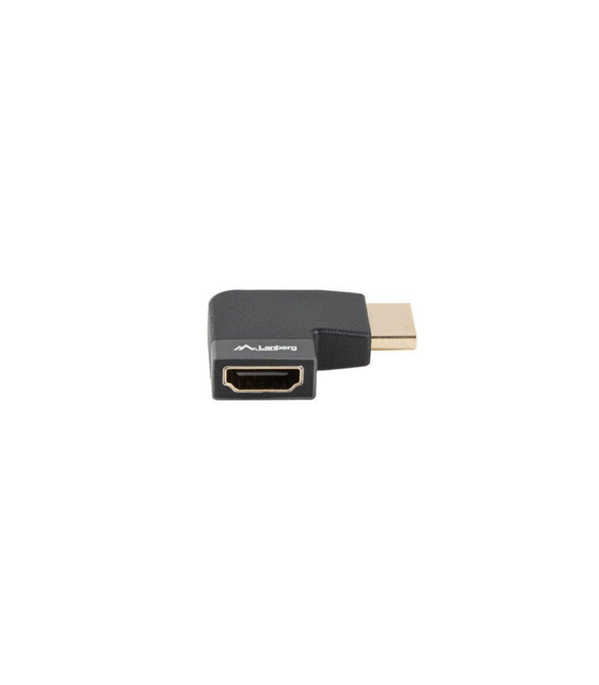 Adaptador hdmi 8k lanberg macho - hembra angulo derecha