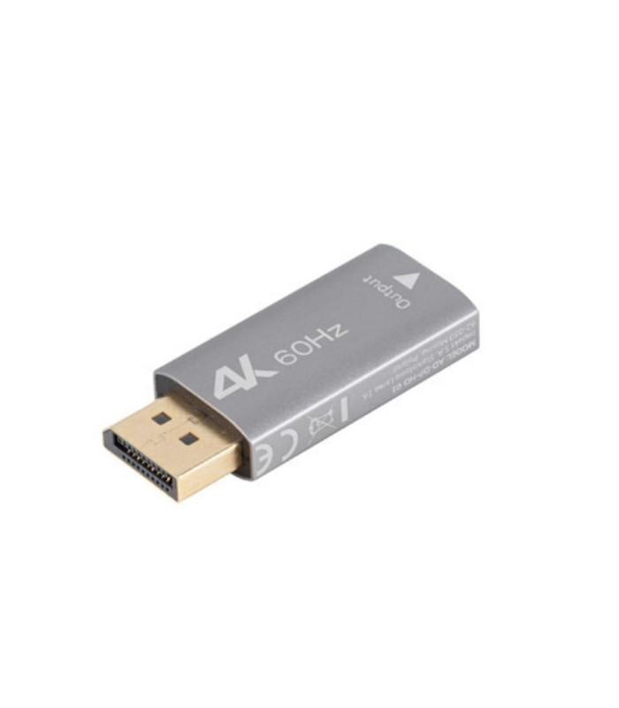 Adaptador 4k displayport a hdmi lanberg macho - hembra